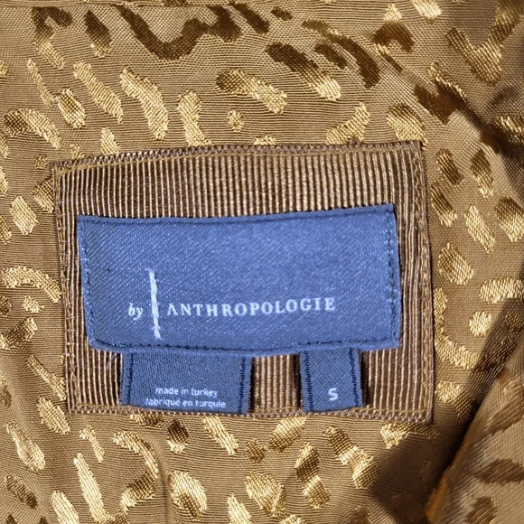 Anthropologie Jacquard Long-Sleeve Mini Dress Size Small - Picture 9 of 16